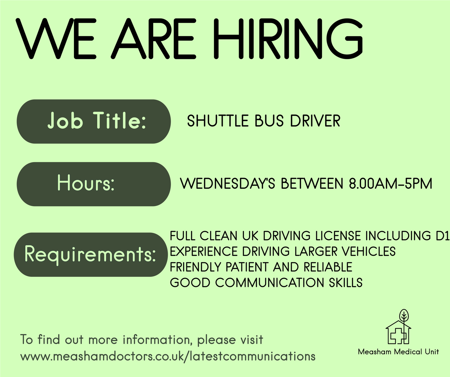 hiring shuttle 