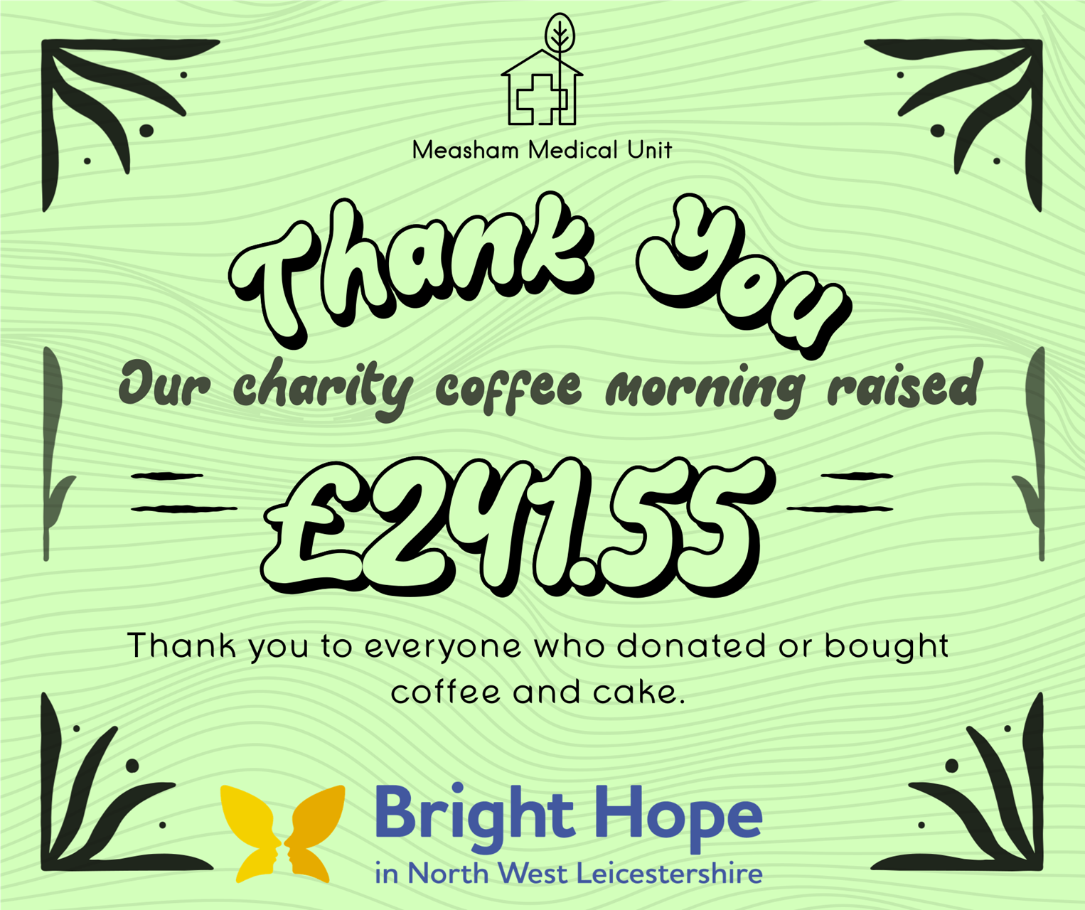 Bright hope donation 