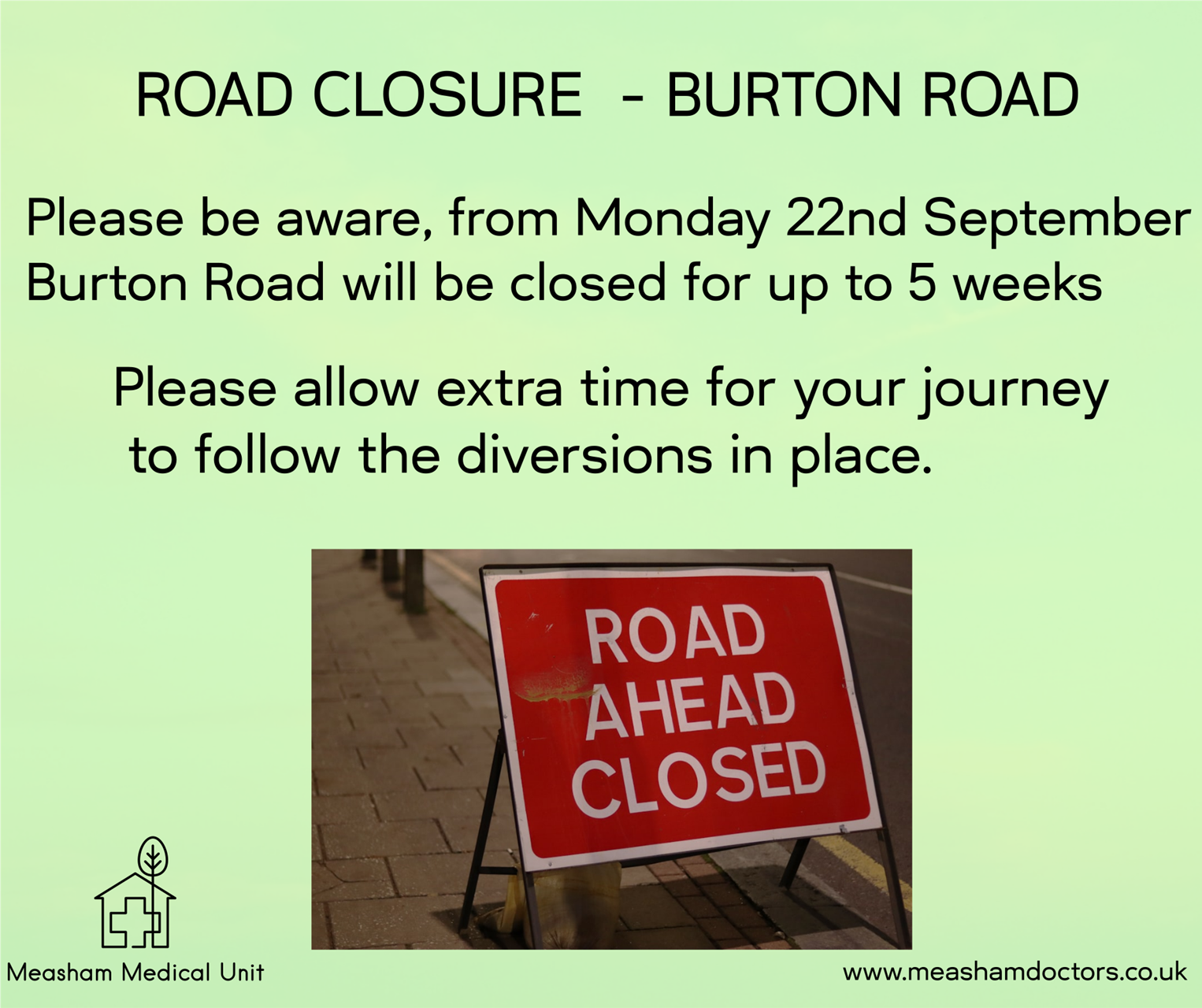 Road closure 